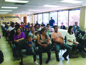 La comunidad mexicana presente en la actividad.