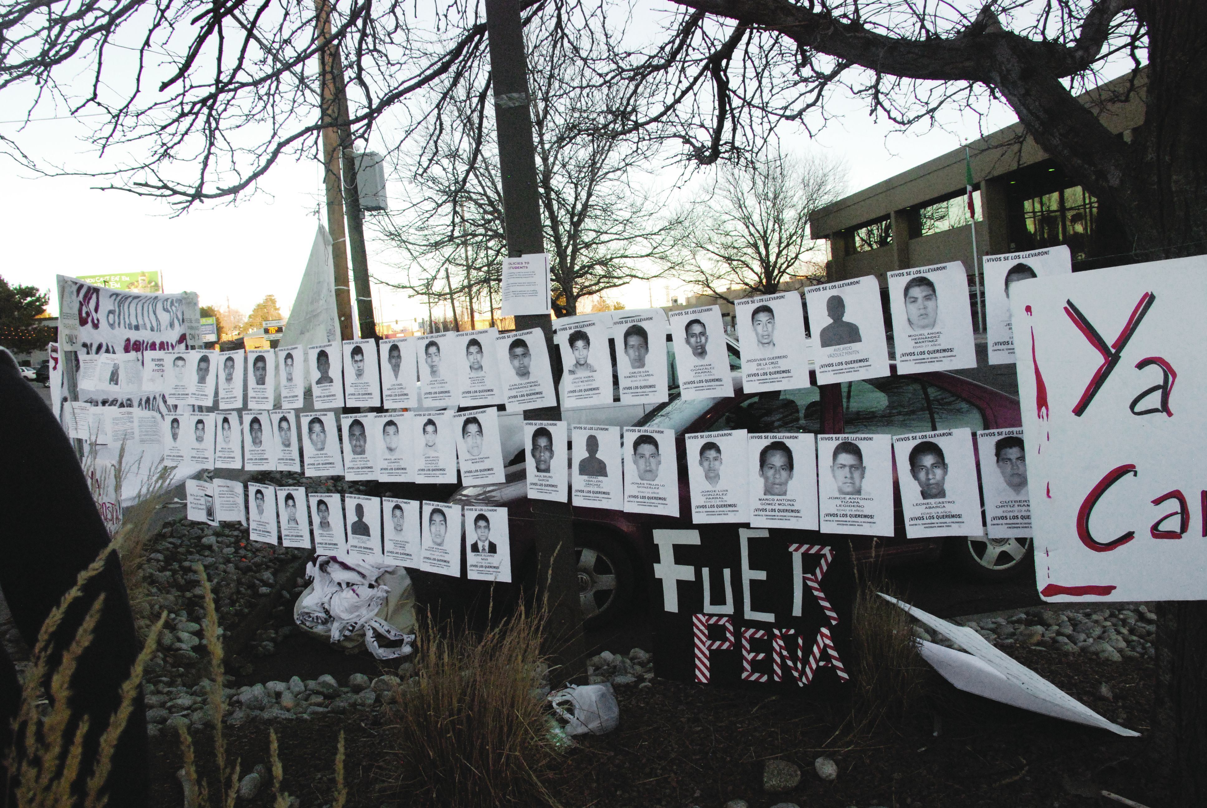 La lucha sigue, Colorado con Ayotzinapa