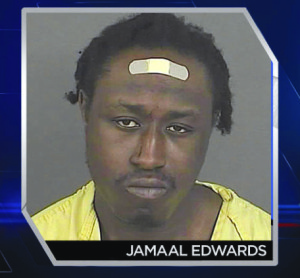 Jamaal Marquiz Edwards, sospechoso de doble homicidio.