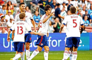 El Equipo de la MLS fue encabezado por un par de campeones del Mundo, David Villa y Kaká.