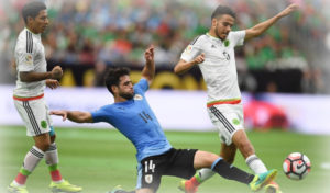 La Selección Mexicana de Futbol debuto y consigio el triunfo ante los Uruguayos 3 a 1.
