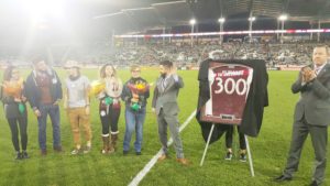 Esdrel Peinado llegó a la cifra mágica de 300 partidos siendo la voz oficial de los Colorado Rapids.