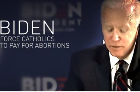 Grupo católico lanza campaña contra Biden