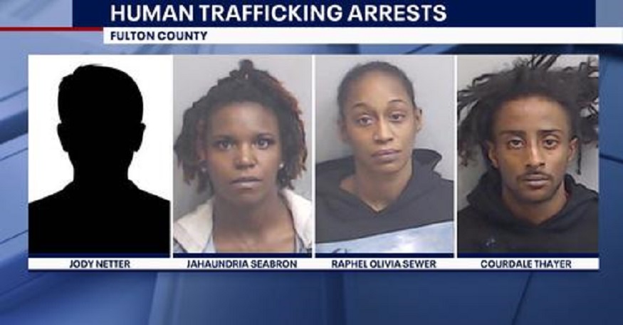 4 arrestados por tráfico sexual de una adolescente