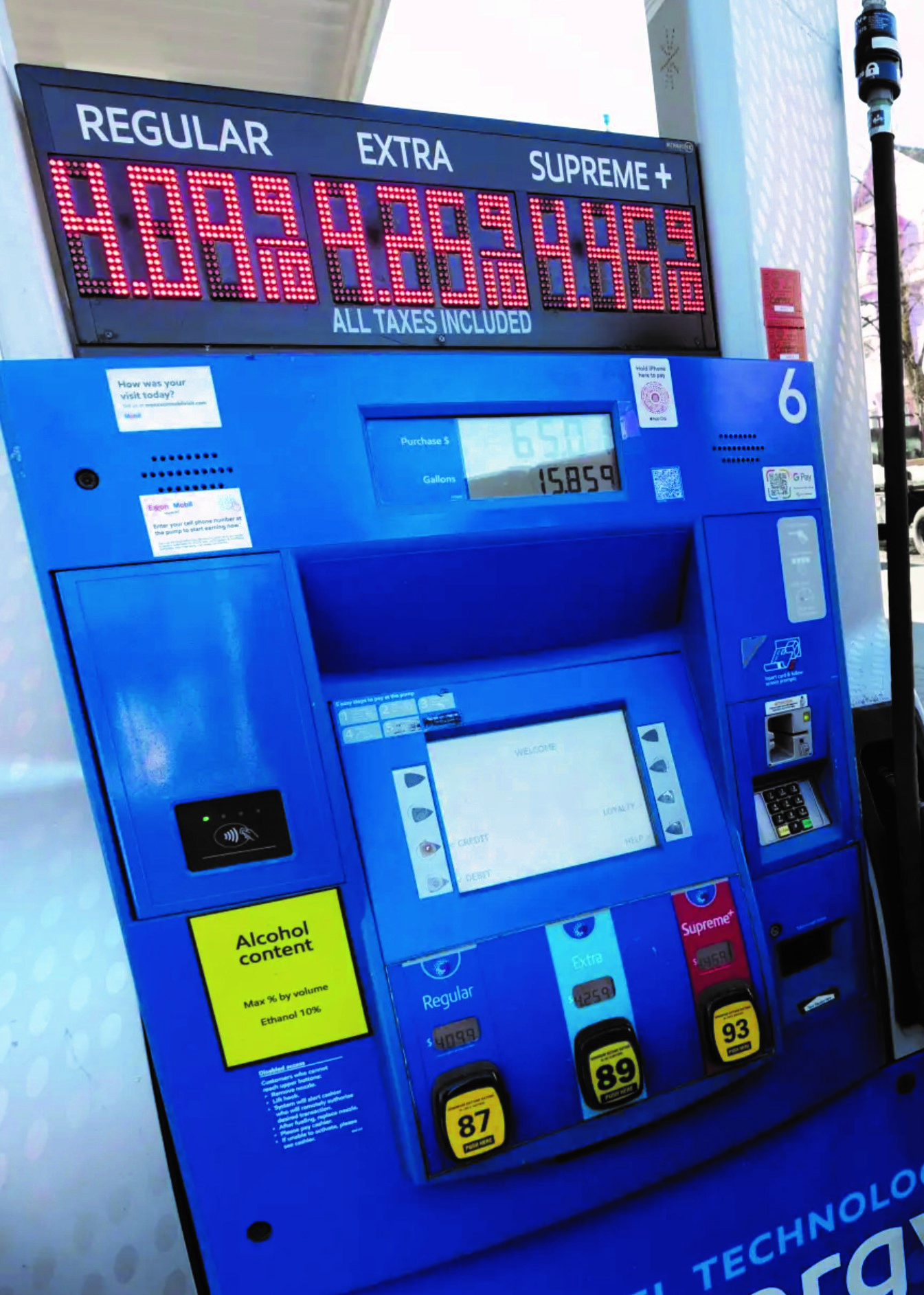 Los precios de la gasolina alcanzaron un máximo… y sigue incrementandose