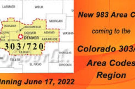 Nuevo código de área telefónica agregada en el área metropolitana de Denver