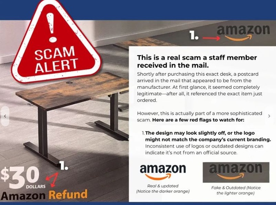 Tenga cuidado con la estafa de las postales falsas de Amazon